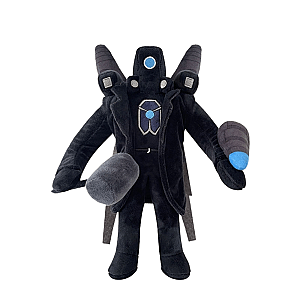 30cm Black Jetpack Black Cameraman Skibidi Toilet Plush