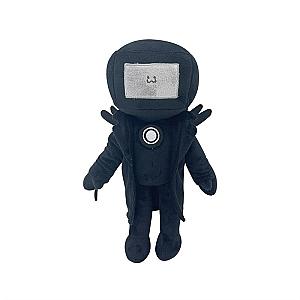 26cm Black Titan TV Man Skibidi Toilet Stuffed Toy Plush