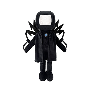 30cm Black Titan TV Man Skibidi Toilet Plush