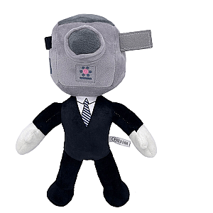 27cm Grey Cameraman Skibidi Toilet Stuffed Toy Plush