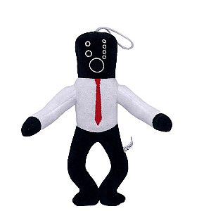 26cm Black White Speakerman Skibidi Toilet Stuffed Toy Plush