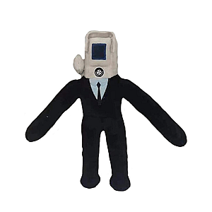 30cm Black Camera Man Skibidi Toilet Toys Plush