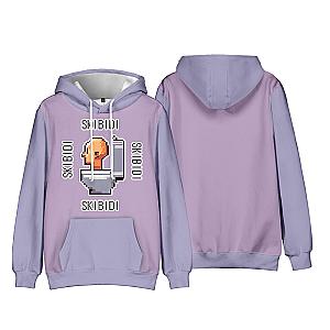 Skibidi Toilet 3D Pixel Toilet Man Hoodie