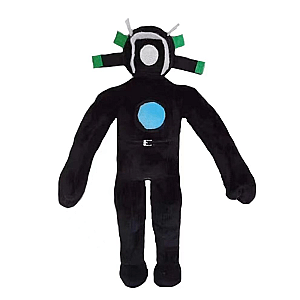 30cm Black Titan Camera Man Skibidi Toilet Toys Plush