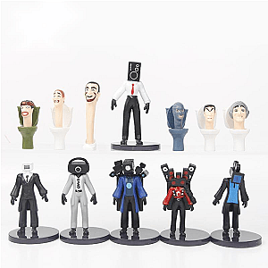 Skibidi Toilet Game Characters Action Figure Toys