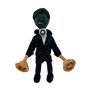 26cm Black Double Plunger Cameraman Skibidi Toilet Stuffed Toy Plush