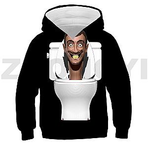 Skibidi Toilet Toilet Man Game 3D Print Hoodie