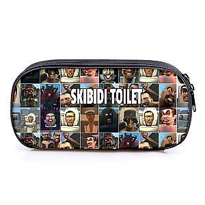 Skibidi Toilet Toilet Man Single-layer Pencil Bag