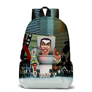 Skibidi Toilet Game Characters Toilet Man Backpack