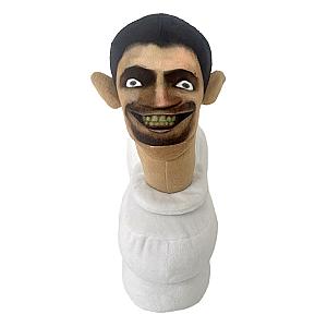 30cm White Toilet Man Smiling Skibidi Toilet Plush