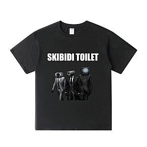 Skibidi Toilet Camera Man TV Man Speaker Man Game Characters T-shirt