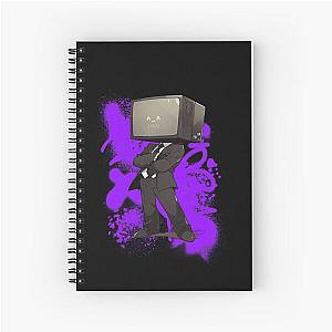 Tv man skibidi toilet  Spiral Notebook