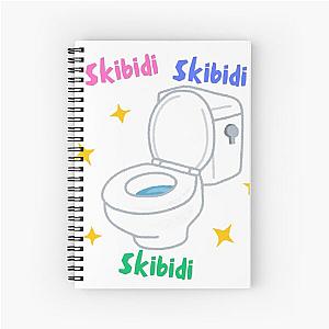 Sparkling Skibidi Toilet Spiral Notebook