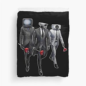 Skibidi toilet Duvet Cover