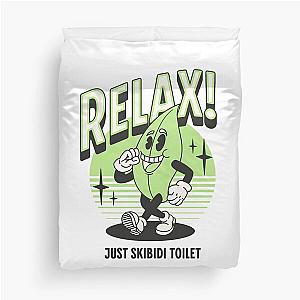 skibidi toilet Duvet Cover