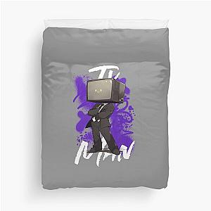 Skibidi toilet tv man Duvet Cover