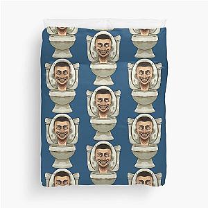 skibidi toilet  Duvet Cover