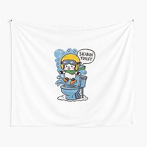 Skibidi Toilet Adventure Tapestry