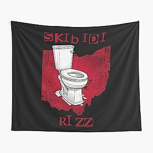 Skibidi Toilet Ohio Rizz Tapestry