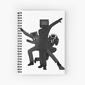 Skibidi Toilet Spiral Notebook