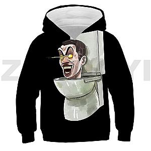 Skibidi Toilet Horror Toilet Man Anime Hoodies