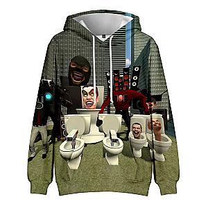 Skibidi Toilet Game Scene Hoodies