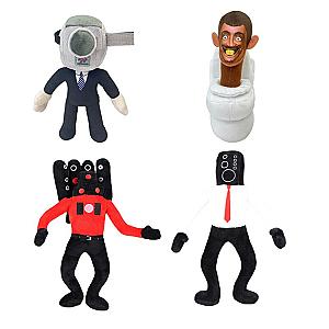 30cm Speaker Man Boss Camera Man Skibidi Toilet Man Stuffed Toy Plush