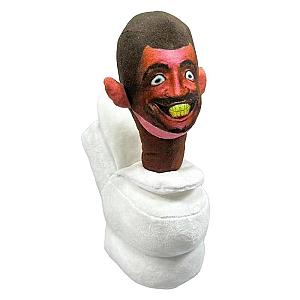 30cm White Skibidi Toilet Man Soft Stuffed Toy Plush