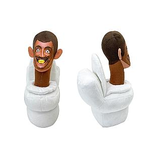 28cm WHite Skibidi Toilet Man Stuffed Toy Plush