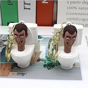 Skibidi Toilet Toilet Man VS Camara Man Doll Keyring