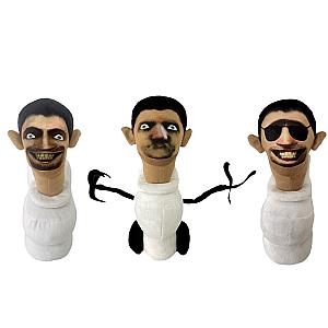 30cm Skibidi Toilet Game Set 3pcs Toilet Man Characters Plush