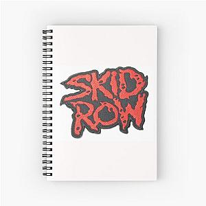 Skid Row Red Spiral Notebook