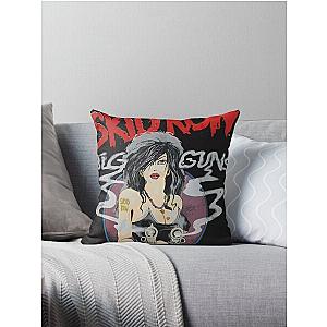 Skid Row Band Throw Pillow