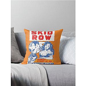 Skid row Throw Pillow