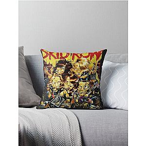 Skid Row slave to the grind Throw Pillow