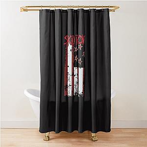 skid row punk rock music Shower Curtain