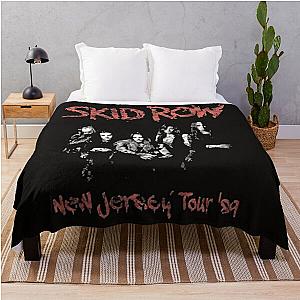 Skid Row Rock Punk Sleaze Heavy Meta Legend Band Throw Blanket