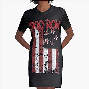 Skid row punk rock musicskid row clothing skid row accessories skid row skid row ome and living skid Graphic T-Shirt Dress