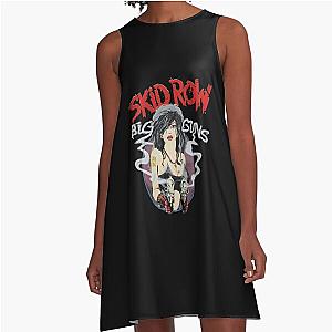 Skid Row Band  A-Line Dress