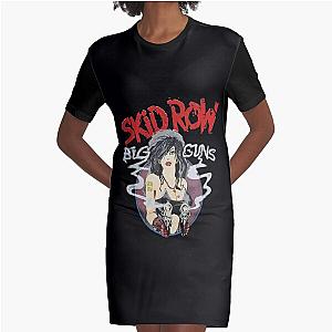 Skid Row Band  Graphic T-Shirt Dress