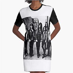 skid row vintage Graphic T-Shirt Dress