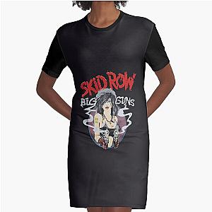 Skid Row Band Graphic T-Shirt Dress