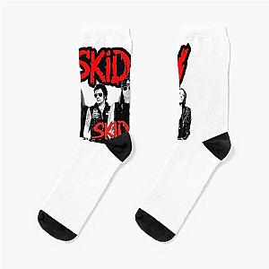 Music Retro Skid Rowvintage Skid Row Skids Across Socks