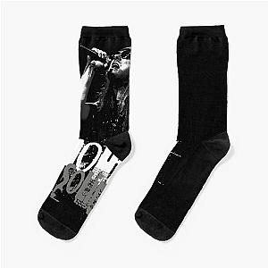 Retro Vintage Merchandise Of Johnny Solinger Johnny Solinger Former Skid Row Lead Singernew Dtg Prin Socks