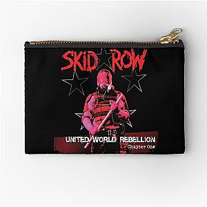 Skid Row Purple Zipper Pouch