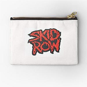 Skid Row Red Zipper Pouch