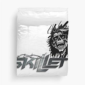 Skillet Skull Shredder Duvet Cover