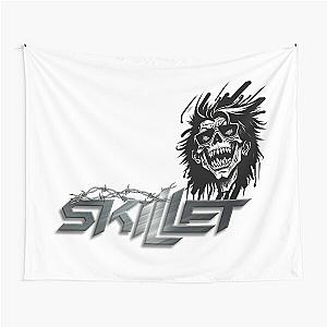 Skillet Skull Shredder Tapestry