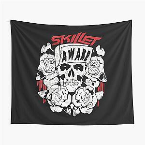 Vintage Skillet Music Band Tapestry