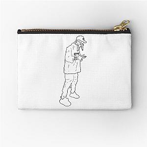 Ski Mask The Slump God outlines Zipper Pouch